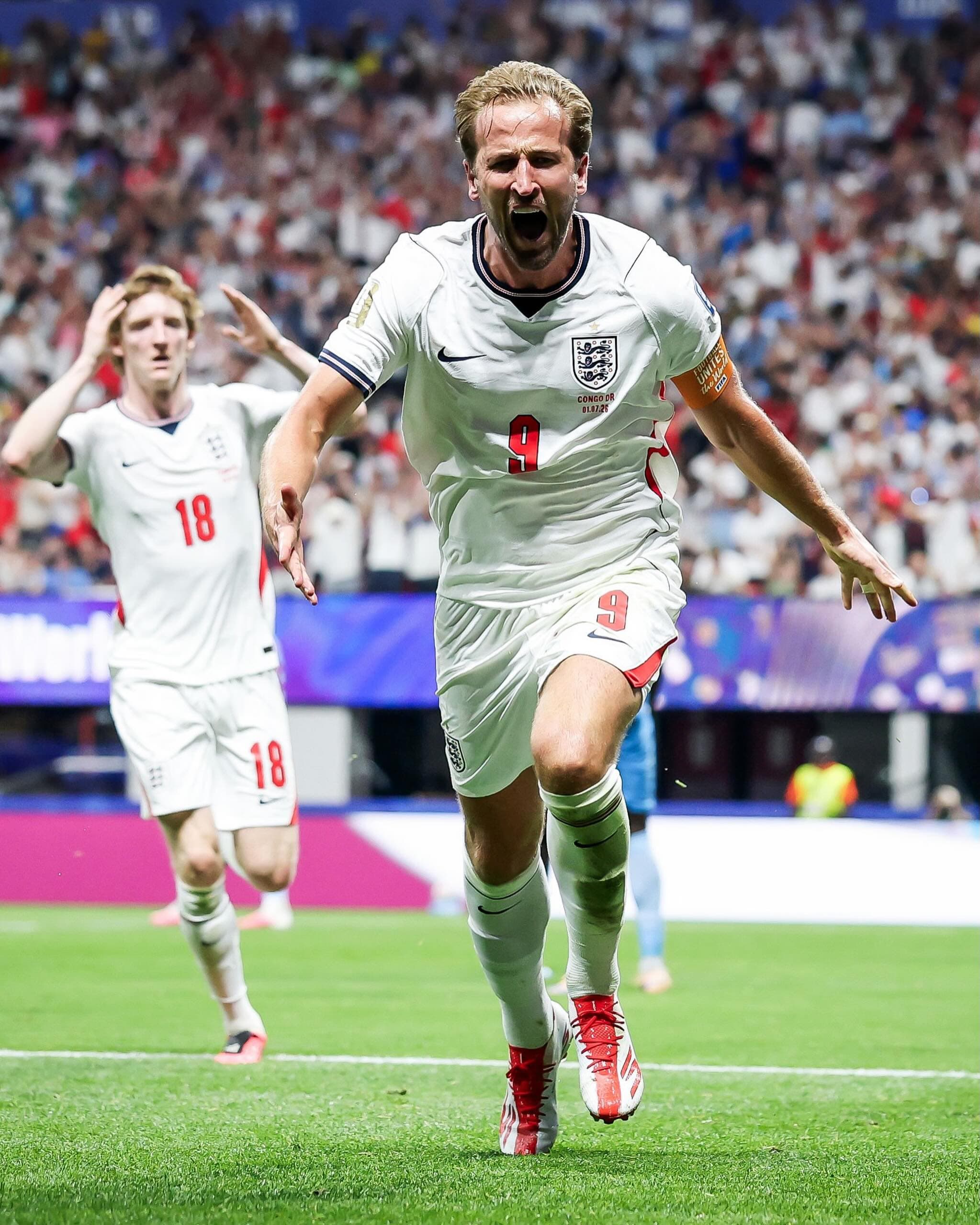 Harry Kane hizo un doblete frente a RD Congo e Inglaterra saco boleto hacia octavos 