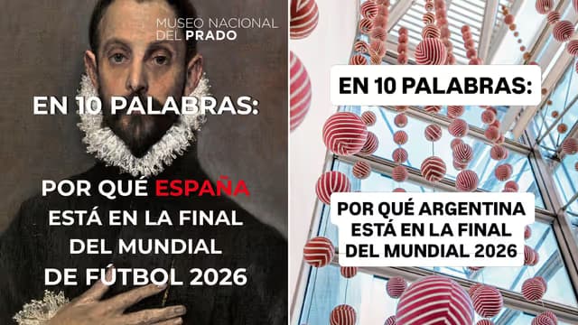 Antes de la final, el MALBA le respondió al Prado con un guiño a Messi
