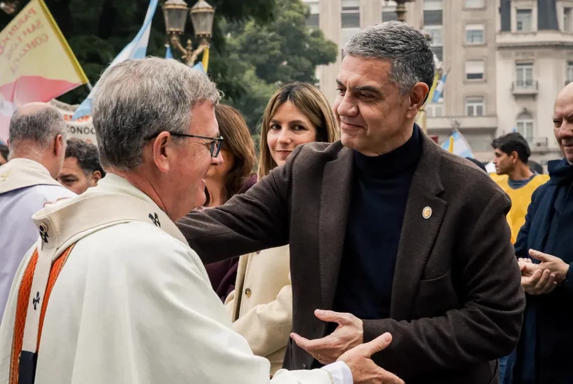 Fuertes declaraciones de Jorge Macri sobre la Iglesia y las personas en situación de calle