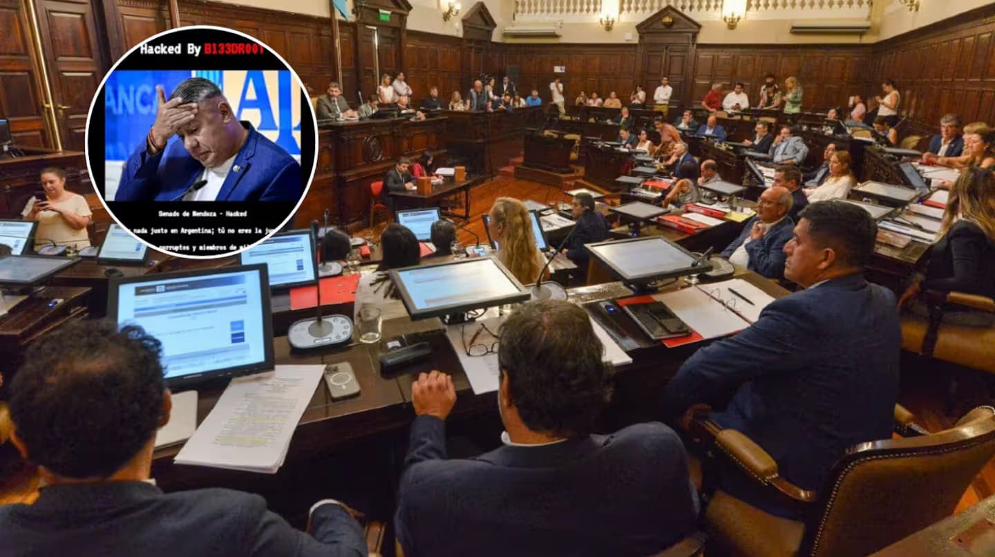 Hackearon el sitio del Senado de Mendoza un día después de que el Gobierno presentara un proyecto de ciberseguridad