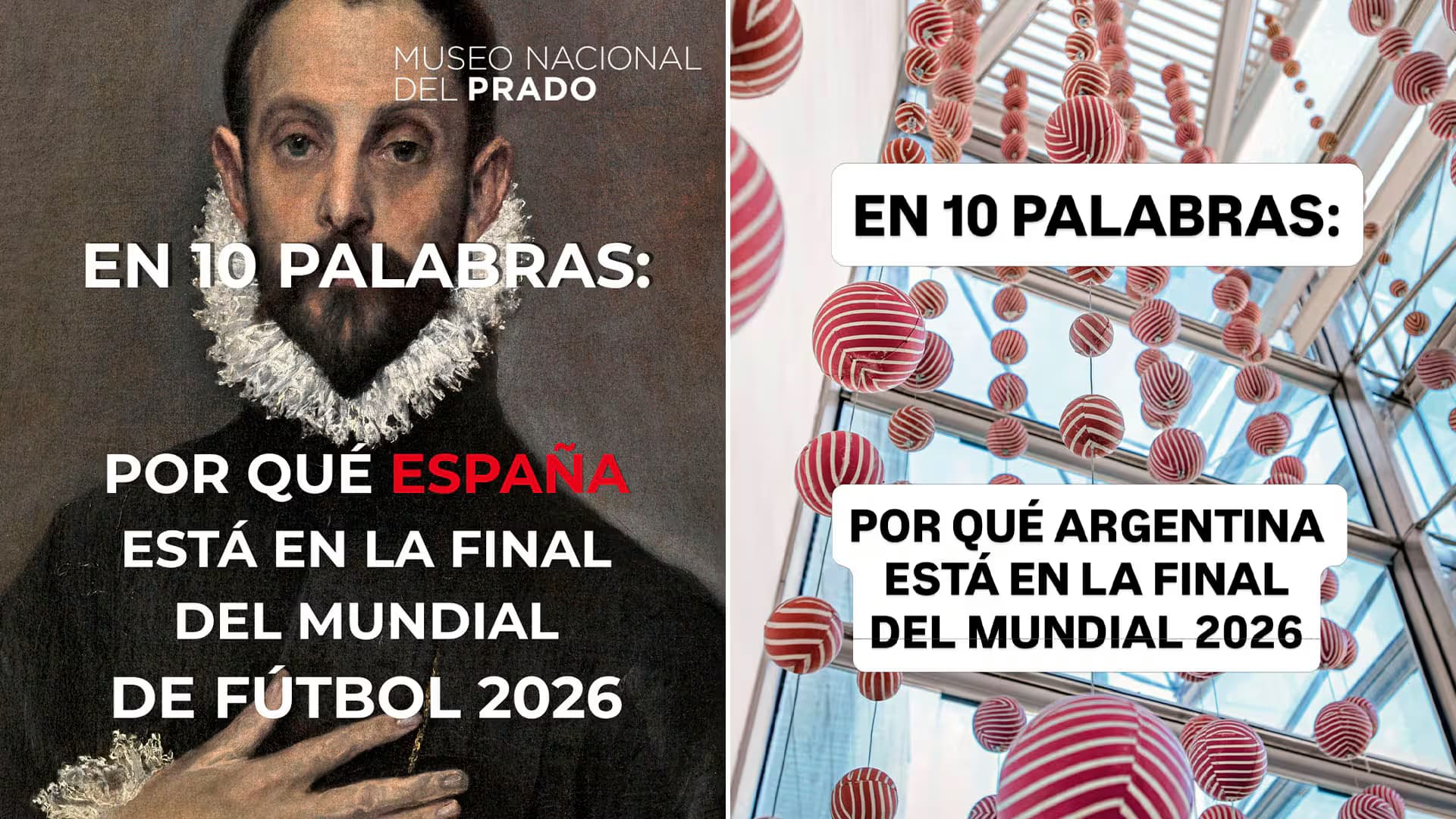Antes de la final, el MALBA le respondió al Prado con un guiño a Messi